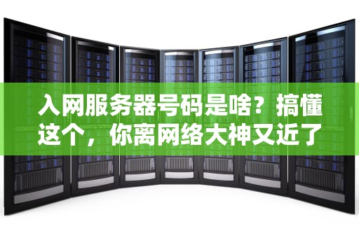 入网服务器号码是啥？搞懂这个，你离网络大神又近了一步！