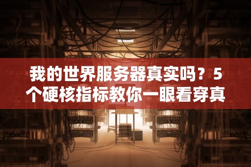 我的世界服务器真实吗？5个硬核指标教你一眼看穿真假！