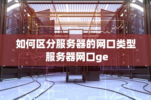 如何区分服务器的网口类型 服务器网口ge