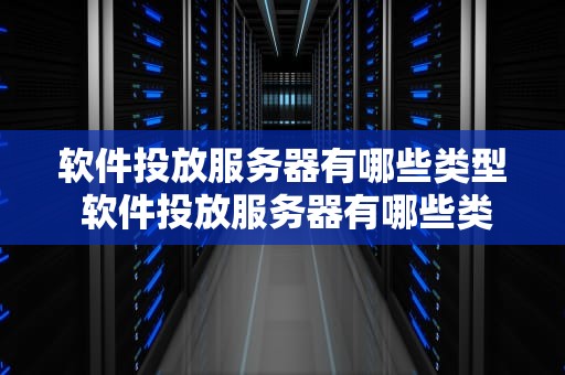软件投放服务器有哪些类型 软件投放服务器有哪些类型的