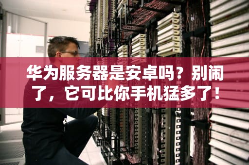 华为服务器是安卓吗？别闹了，它可比你手机猛多了！