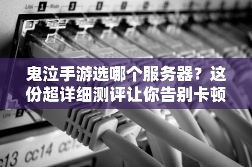 鬼泣手游选哪个服务器？这份超详细测评让你告别卡顿和延迟！