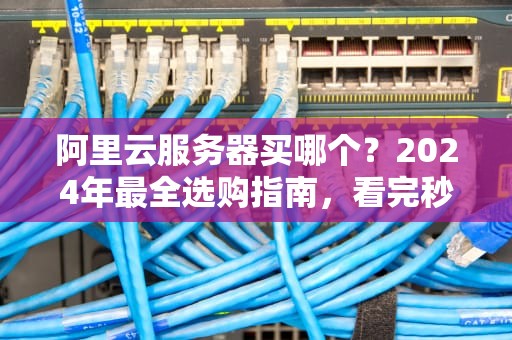 阿里云服务器买哪个？2024年最全选购指南，看完秒变老司机！