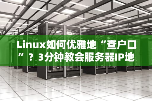 Linux如何优雅地“查户口”？3分钟教会服务器IP地址的N种骚操作！