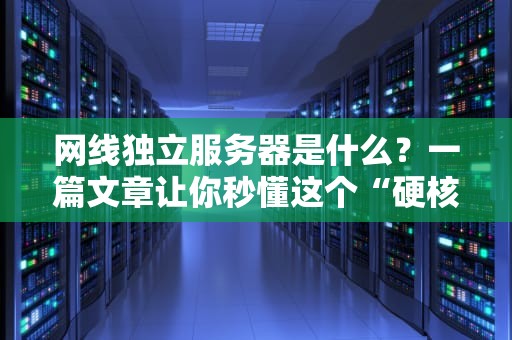 网线独立服务器是什么？一篇文章让你秒懂这个“硬核”技术！