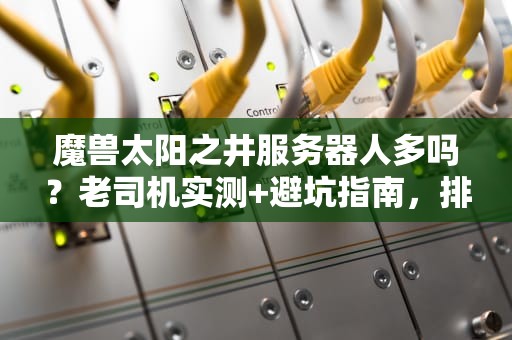 魔兽太阳之井服务器人多吗？老司机实测+避坑指南，排队or鬼服一秒看懂！