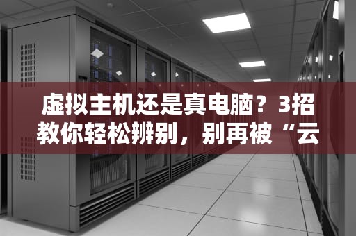 虚拟主机还是真电脑？3招教你轻松辨别，别再被“云”忽悠了！
