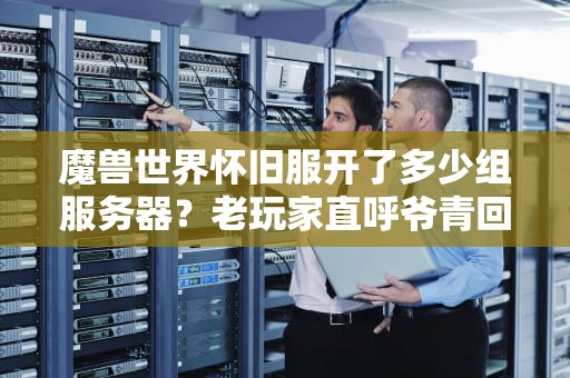 魔兽世界怀旧服开了多少组服务器？老玩家直呼爷青回！