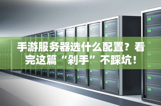 手游服务器选什么配置？看完这篇“剁手”不踩坑！