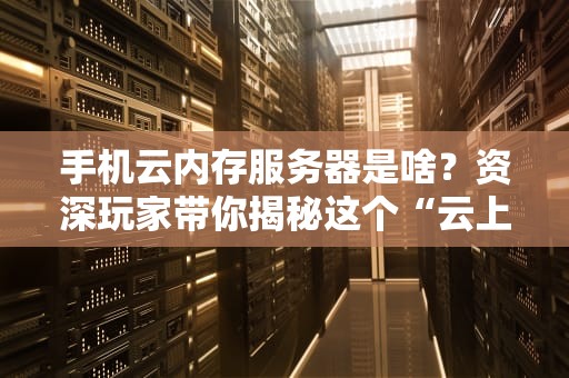 手机云内存服务器是啥？资深玩家带你揭秘这个“云上U盘”的妙用！