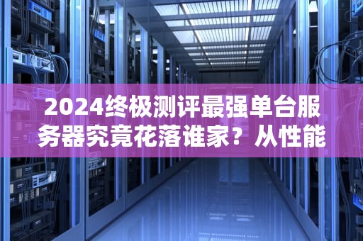 2024终极测评最强单台服务器究竟花落谁家？从性能怪兽到性价比王者全解析