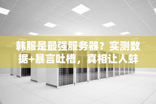 韩服是最强服务器？实测数据+暴言吐槽，真相让人蚌埠住了！