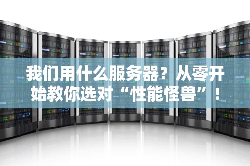 我们用什么服务器？从零开始教你选对“性能怪兽”！