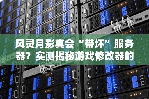 风灵月影真会“带坏”服务器？实测揭秘游戏修改器的真实影响！