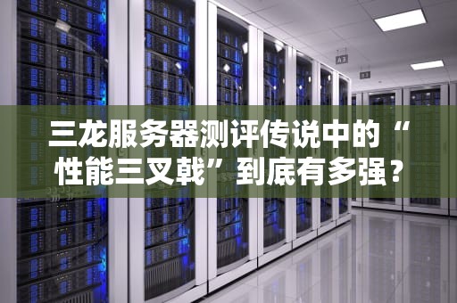三龙服务器测评传说中的“性能三叉戟”到底有多强？