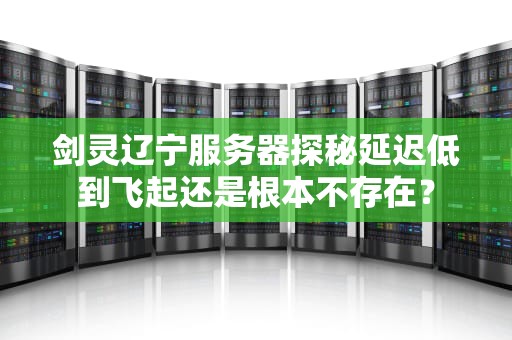 剑灵辽宁服务器探秘延迟低到飞起还是根本不存在？