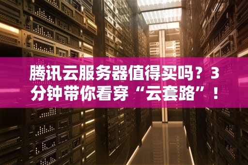 腾讯云服务器值得买吗？3分钟带你看穿“云套路”！