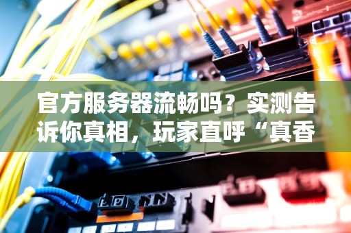 官方服务器流畅吗？实测告诉你真相，玩家直呼“真香”还是“真坑”？