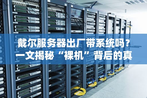 戴尔服务器出厂带系统吗？一文揭秘“裸机”背后的真相！
