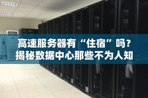 高速服务器有“住宿”吗？揭秘数据中心那些不为人知的“五星级套房”