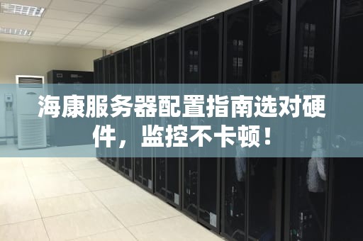 海康服务器配置指南选对硬件，监控不卡顿！