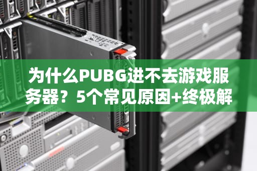 为什么PUBG进不去游戏服务器？5个常见原因+终极解决指南！
