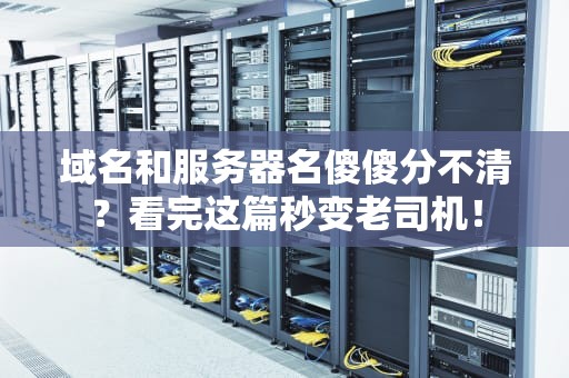域名和服务器名傻傻分不清？看完这篇秒变老司机！