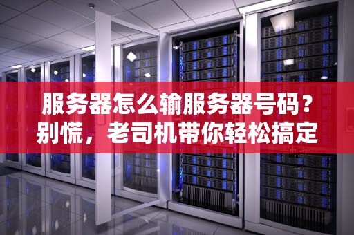 服务器怎么输服务器号码？别慌，老司机带你轻松搞定！