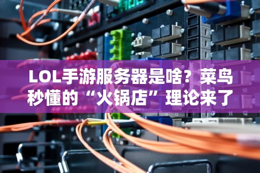 LOL手游服务器是啥？菜鸟秒懂的“火锅店”理论来了！
