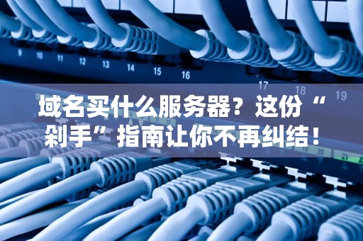 域名买什么服务器？这份“剁手”指南让你不再纠结！