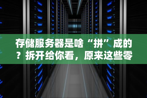存储服务器是啥“拼”成的？拆开给你看，原来这些零件在搞事情！