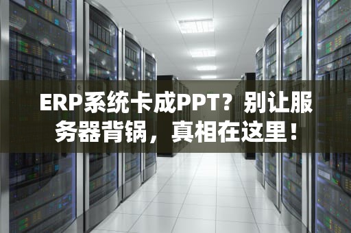 ERP系统卡成PPT？别让服务器背锅，真相在这里！