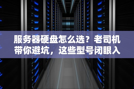 服务器硬盘怎么选？老司机带你避坑，这些型号闭眼入！