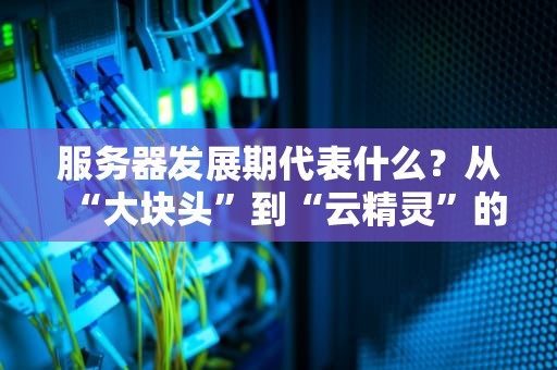 服务器发展期代表什么？从“大块头”到“云精灵”的进化史！