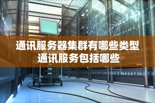 通讯服务器集群有哪些类型 通讯服务包括哪些