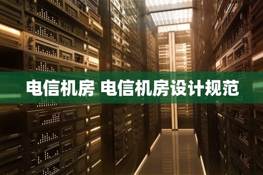 电信机房 电信机房设计规范