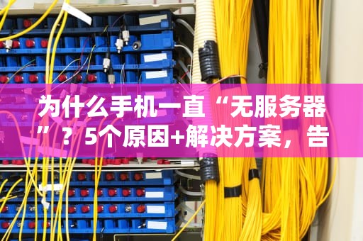 为什么手机一直“无服务器”？5个原因+解决方案，告别网络焦虑！