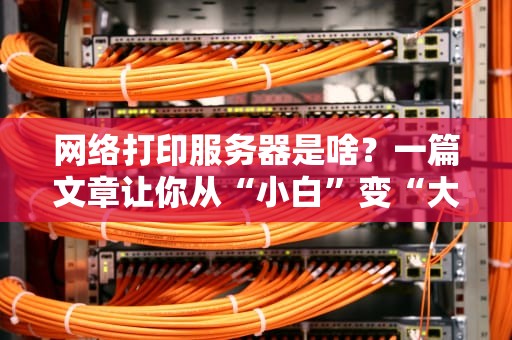 网络打印服务器是啥？一篇文章让你从“小白”变“大神”！