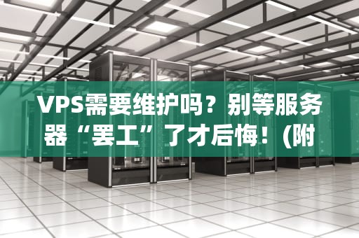 VPS需要维护吗？别等服务器“罢工”了才后悔！(附保姆级教程)