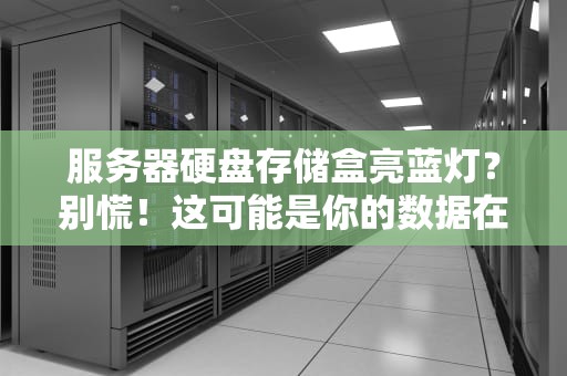 服务器硬盘存储盒亮蓝灯？别慌！这可能是你的数据在蹦迪