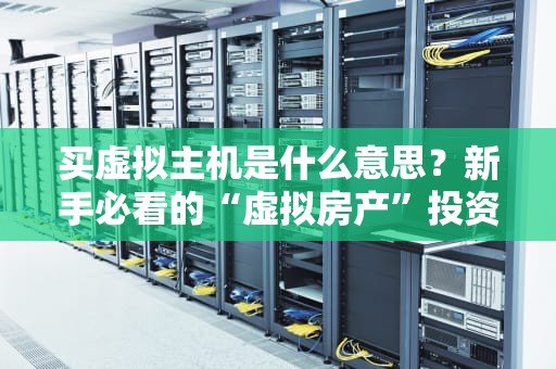 买虚拟主机是什么意思？新手必看的“虚拟房产”投资指南！