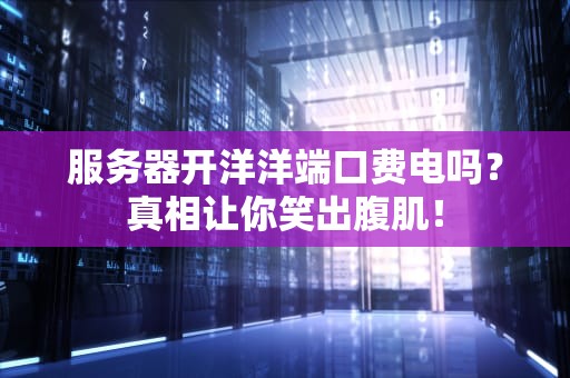 服务器开洋洋端口费电吗？真相让你笑出腹肌！