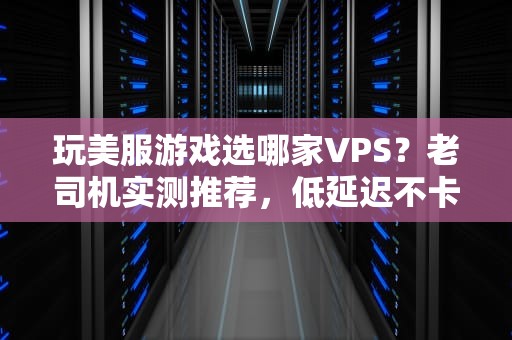 玩美服游戏选哪家VPS？老司机实测推荐，低延迟不卡顿！