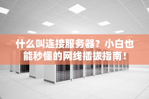 什么叫连接服务器？小白也能秒懂的网线插拔指南！