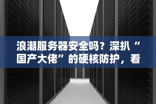 浪潮服务器安全吗？深扒“国产大佬”的硬核防护，看完笑出腹肌！
