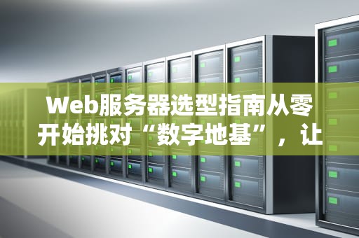 Web服务器选型指南从零开始挑对“数字地基”，让网站飞起来！