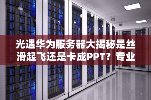 光遇华为服务器大揭秘是丝滑起飞还是卡成PPT？专业测评+爆笑吐槽！