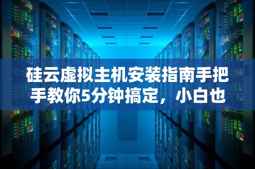 硅云虚拟主机安装指南手把手教你5分钟搞定，小白也能变大神！