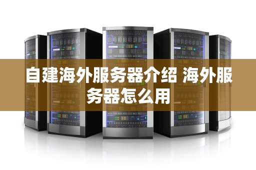 自建海外服务器介绍 海外服务器怎么用
