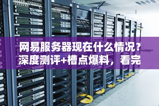 网易服务器现在什么情况？深度测评+槽点爆料，看完笑出腹肌！